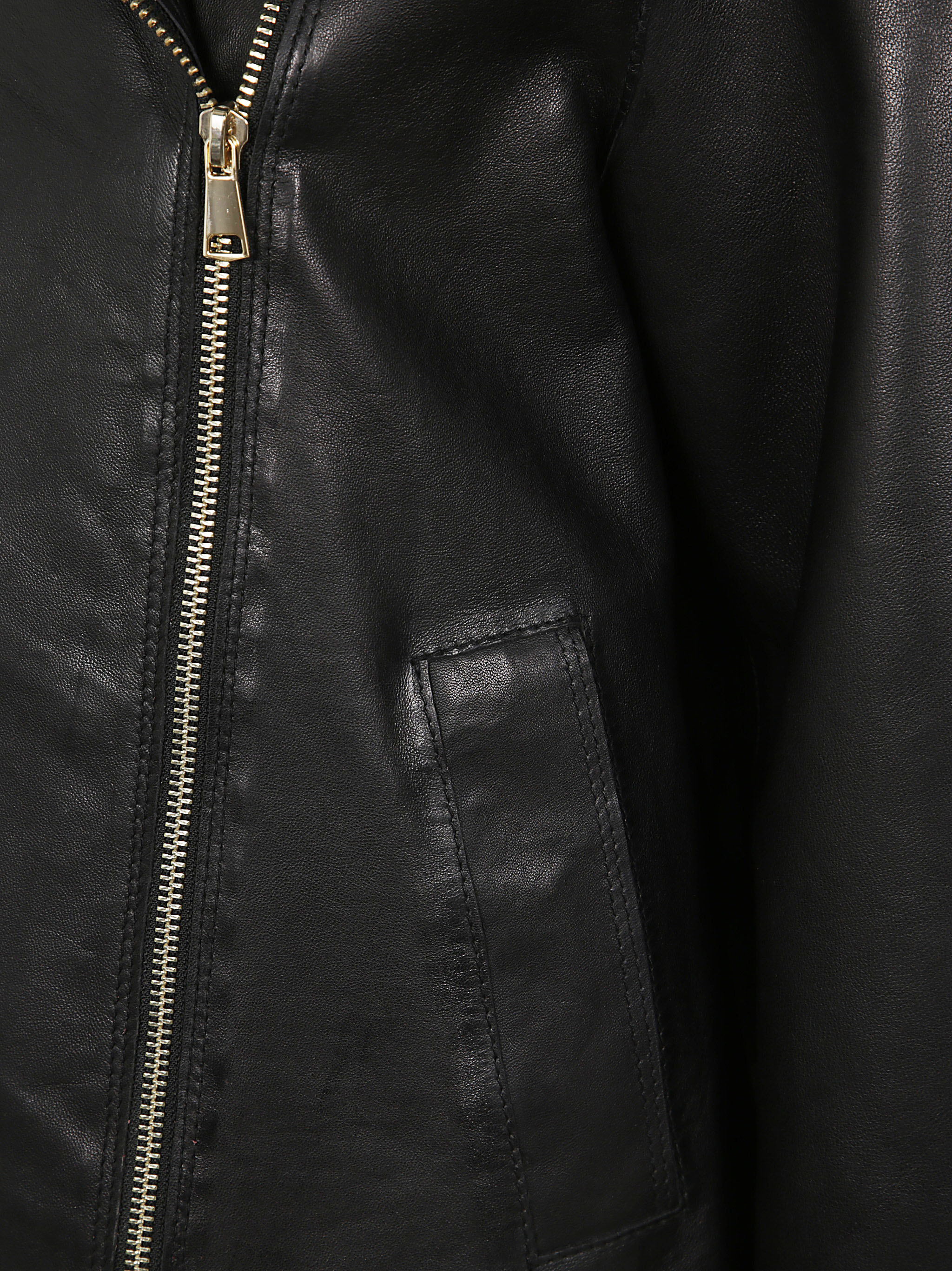 THE JACKIE LEATHERS Chardonnay Leather Jacket for Women