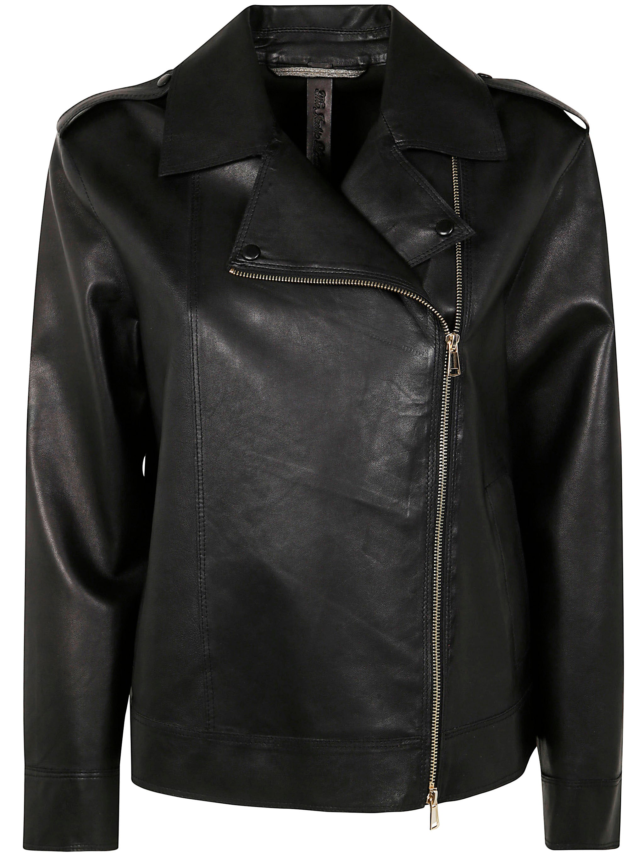 THE JACKIE LEATHERS Chardonnay Leather Jacket for Women