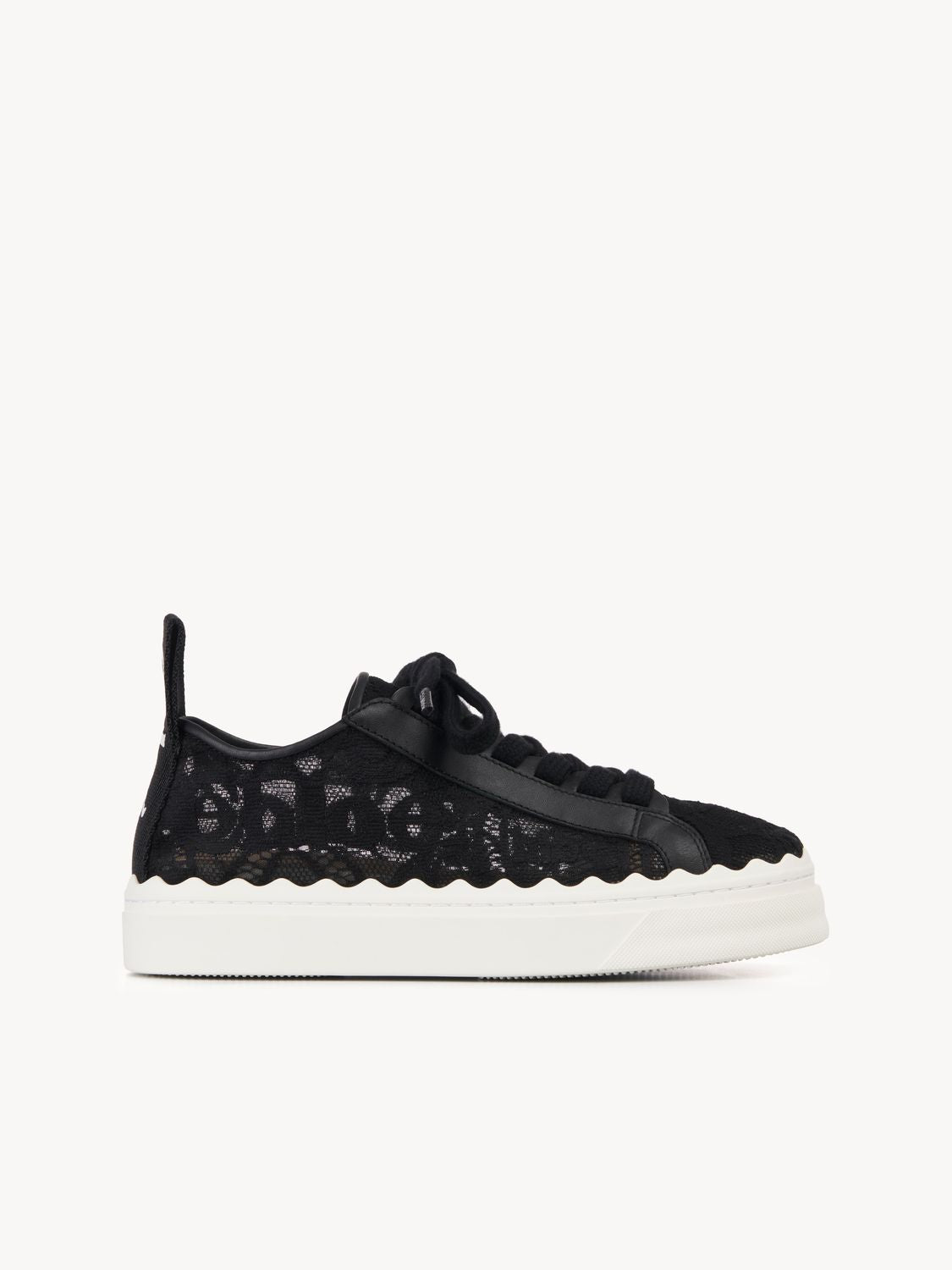 CHLOÉ Lace-Up Leather Sneakers for Women