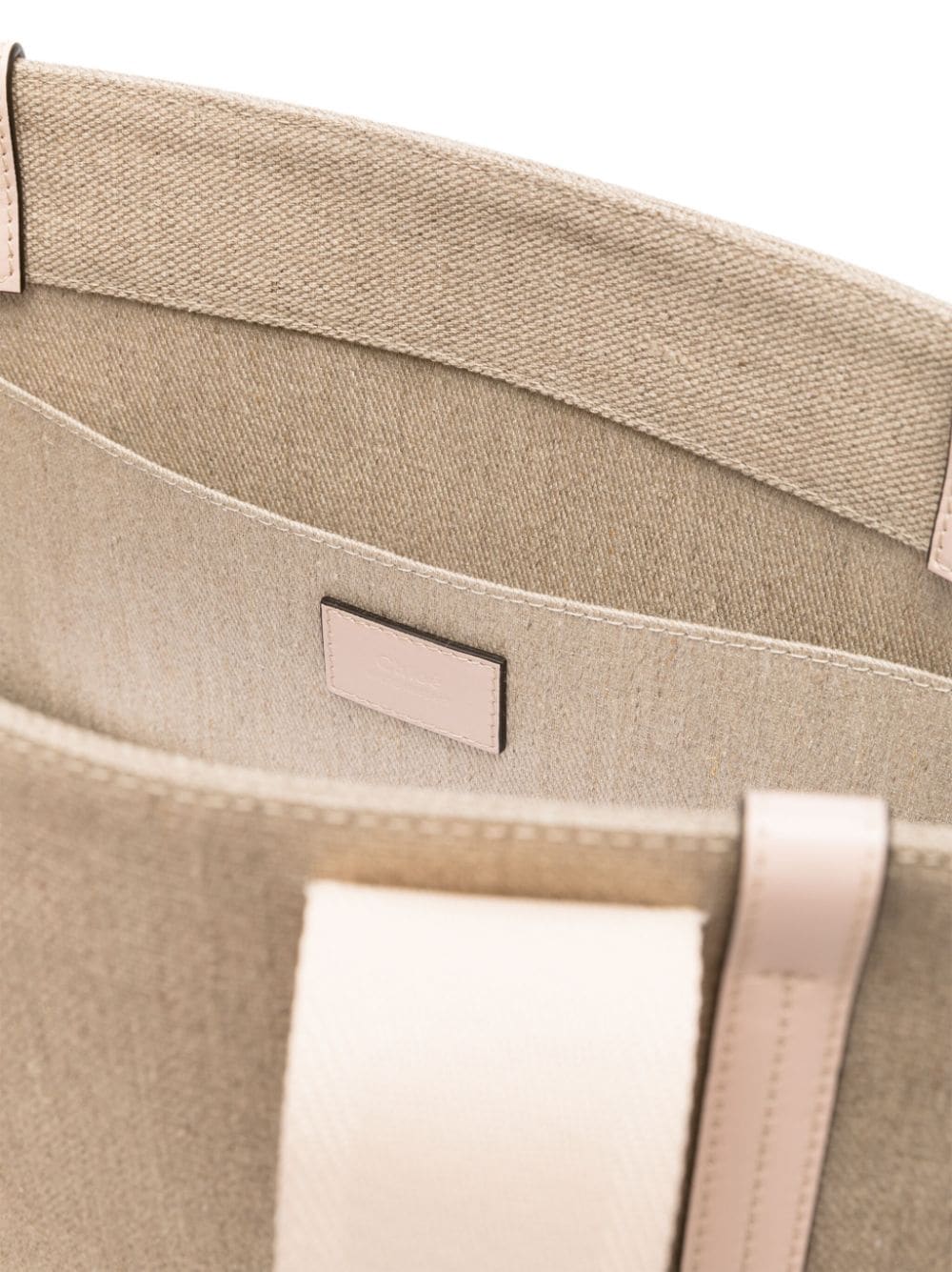 CHLOÉ Medium Canvas Tote Handbag