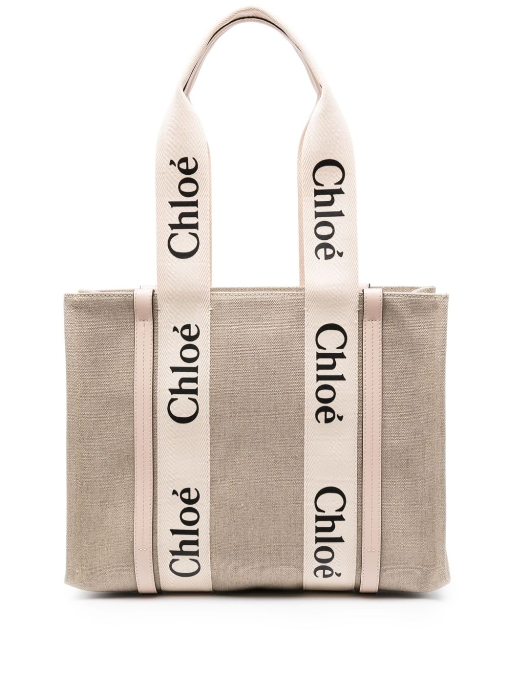 CHLOÉ Medium Canvas Tote Handbag