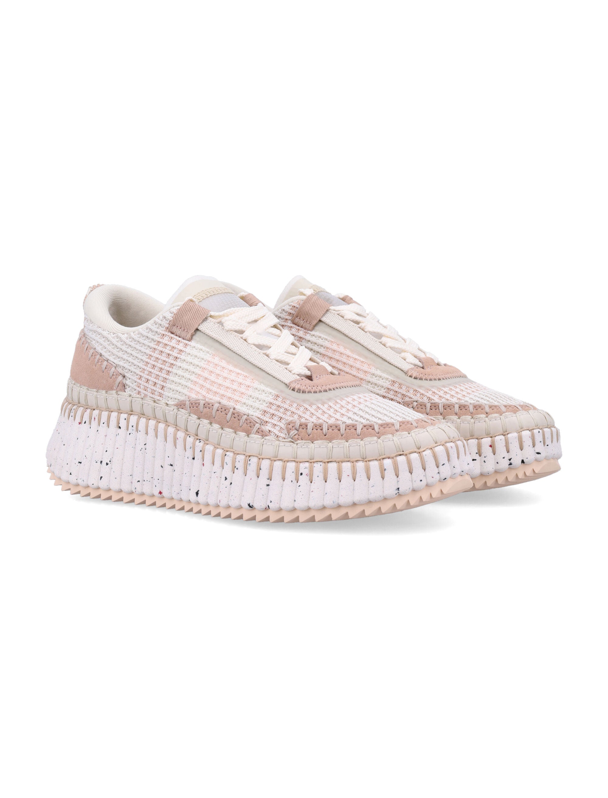 CHLOÉ Knit Platform Sneaker