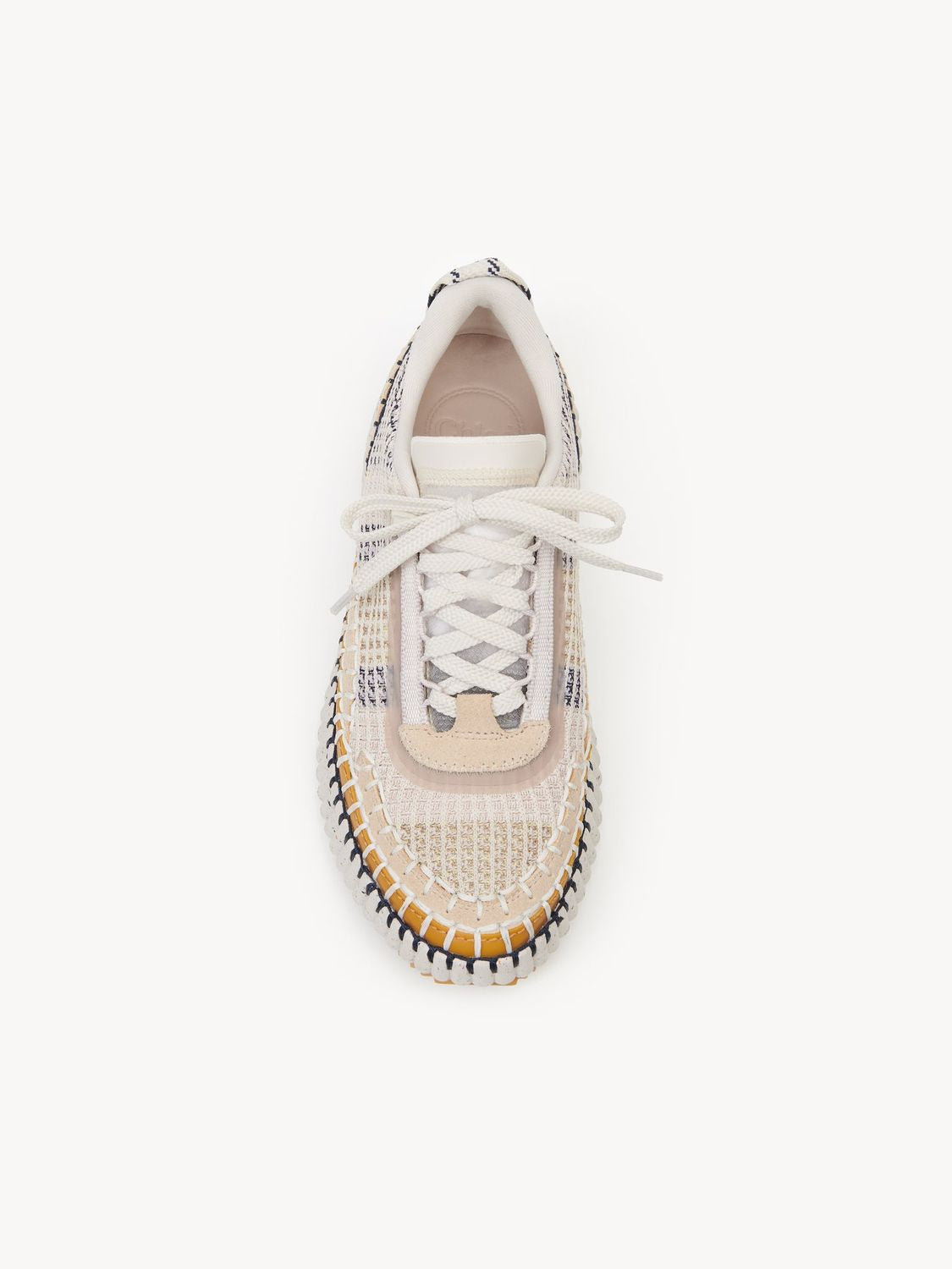 CHLOÉ Whipstitched Front Lace-Up Sneakers for Women
