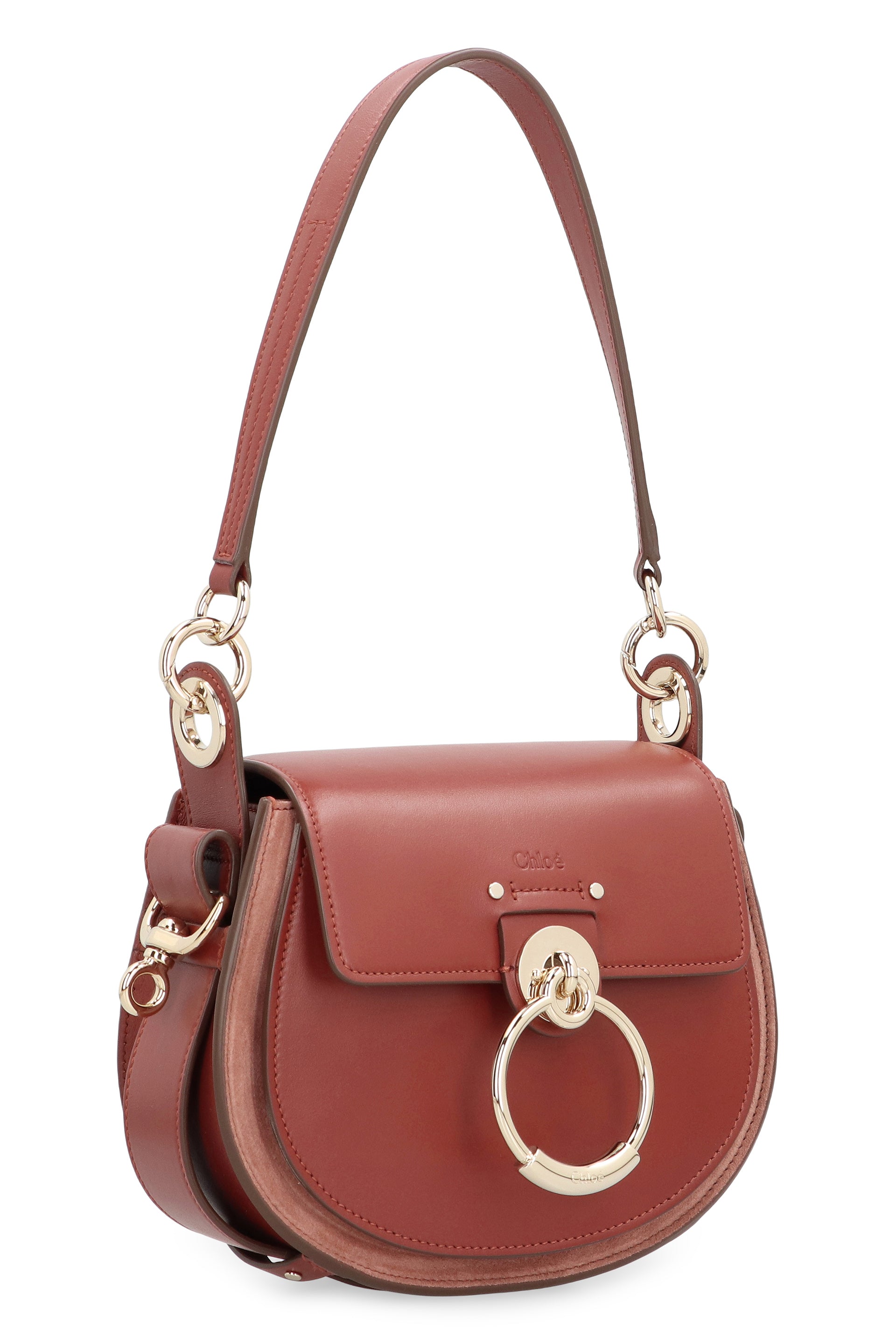 CHLOÉ Mini Leather Handbag with Logo Detail