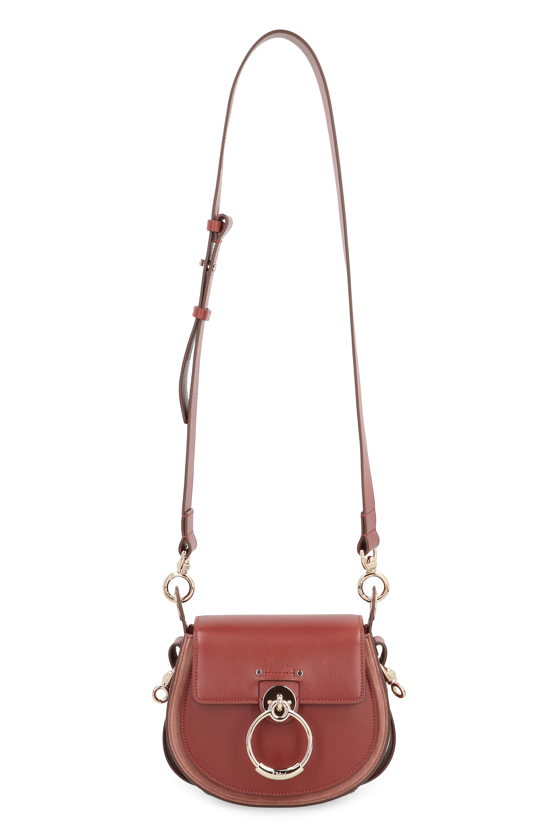 CHLOÉ Mini Leather Handbag with Logo Detail