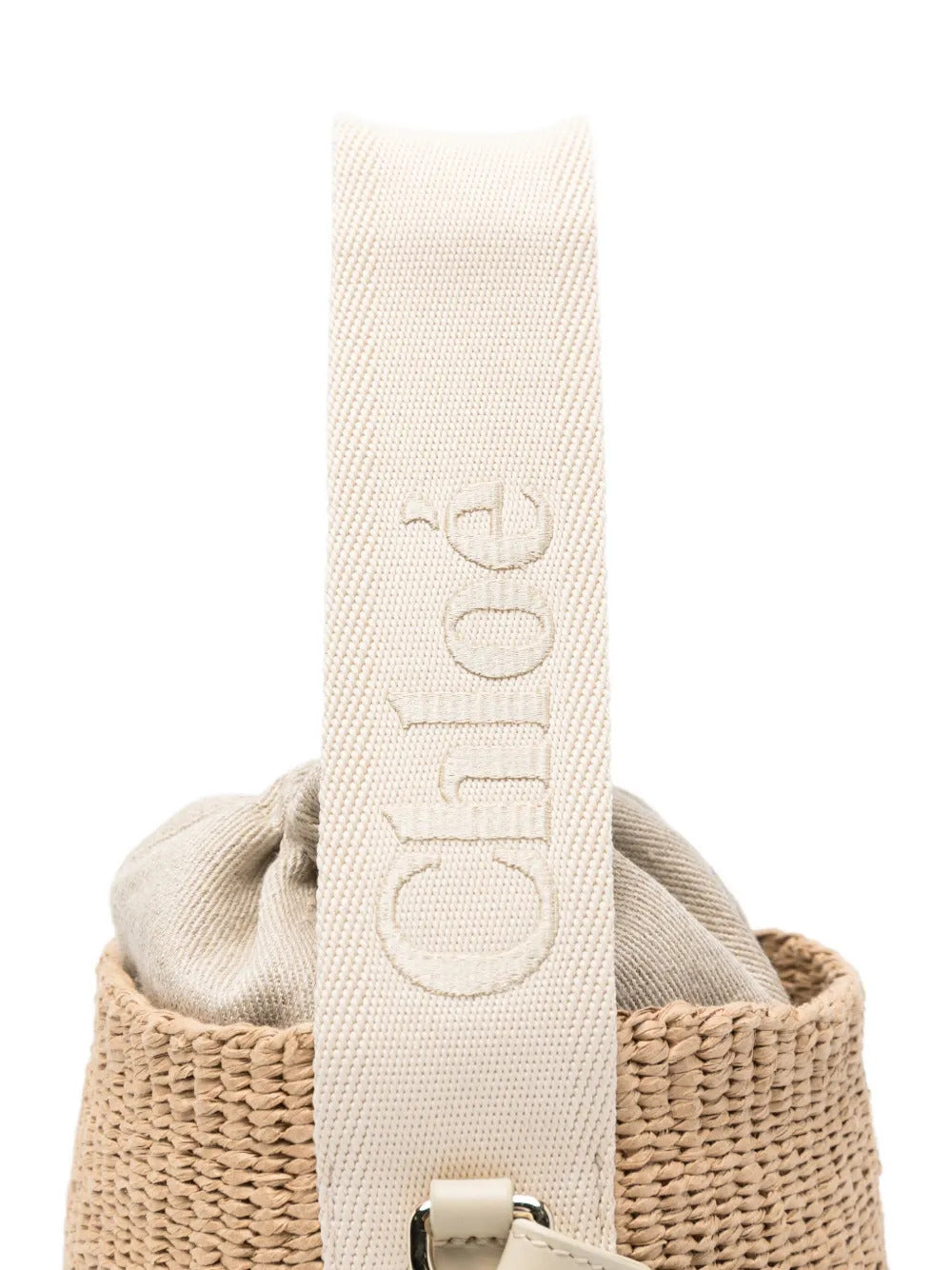 CHLOÉ Mini Woven Basket Handbag