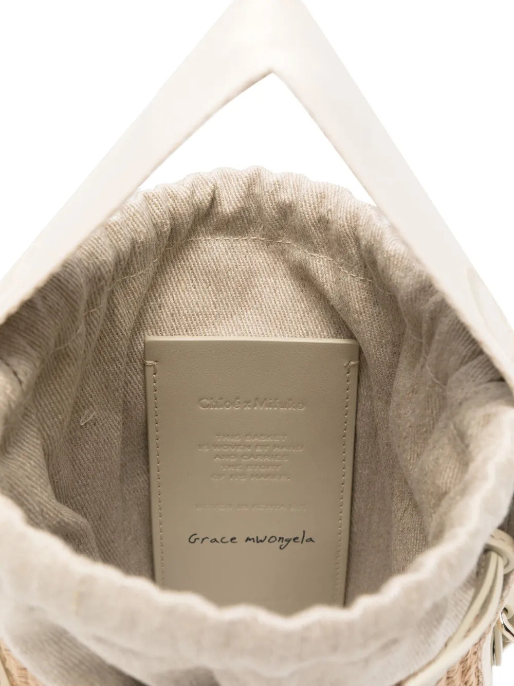 CHLOÉ Mini Woven Basket Handbag