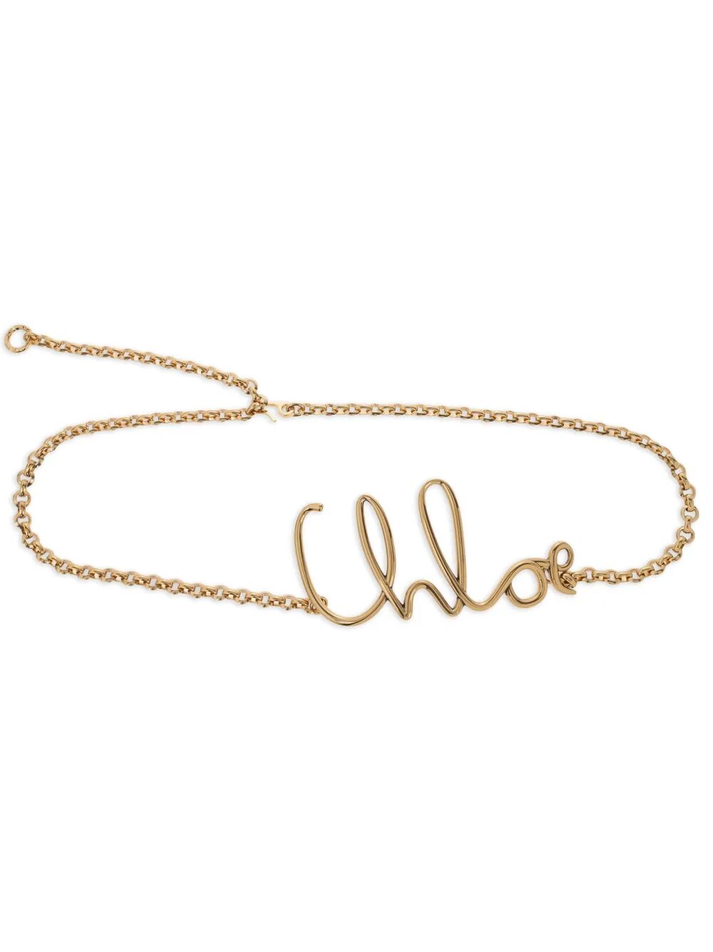 CHLOÉ Iconic Metallic Belt