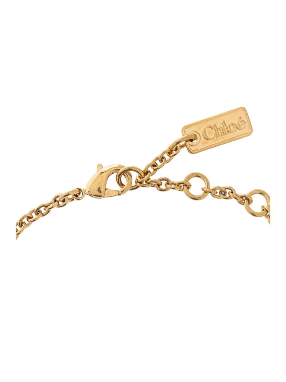 CHLOÉ Chic Brass Necklace for Women - FW25 Collection