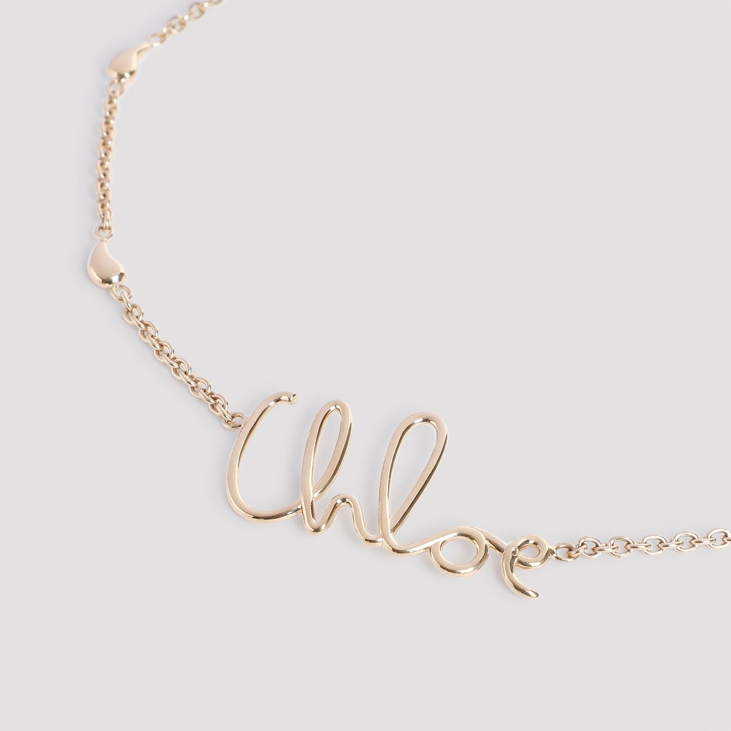 CHLOÉ Elegant Brass Pendant Necklace for Women