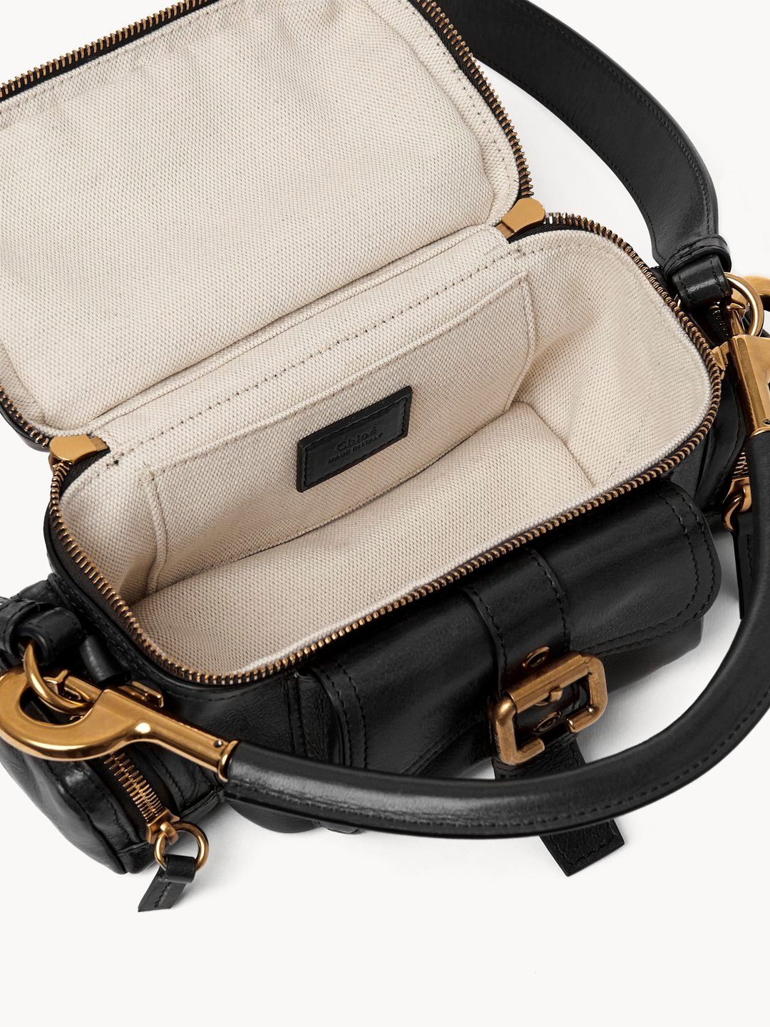 CHLOÉ Mini Leather Camera Handbag