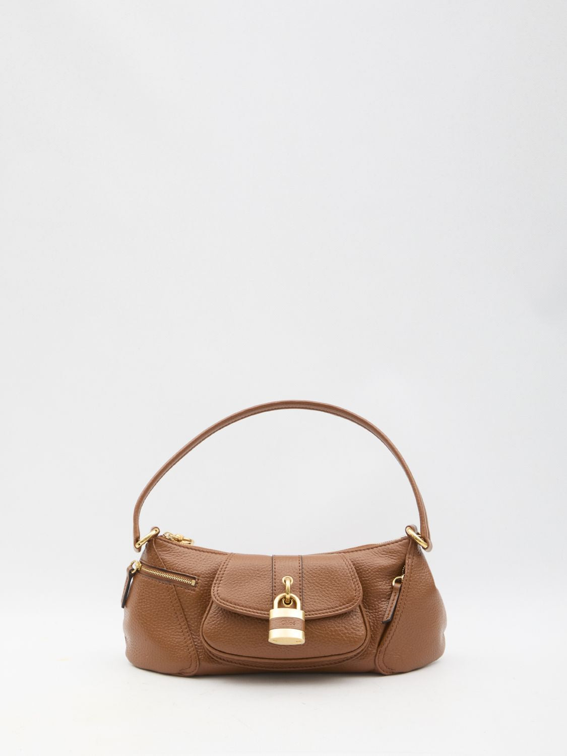 CHLOÉ Mini Shoulder Bag with Golden Accents