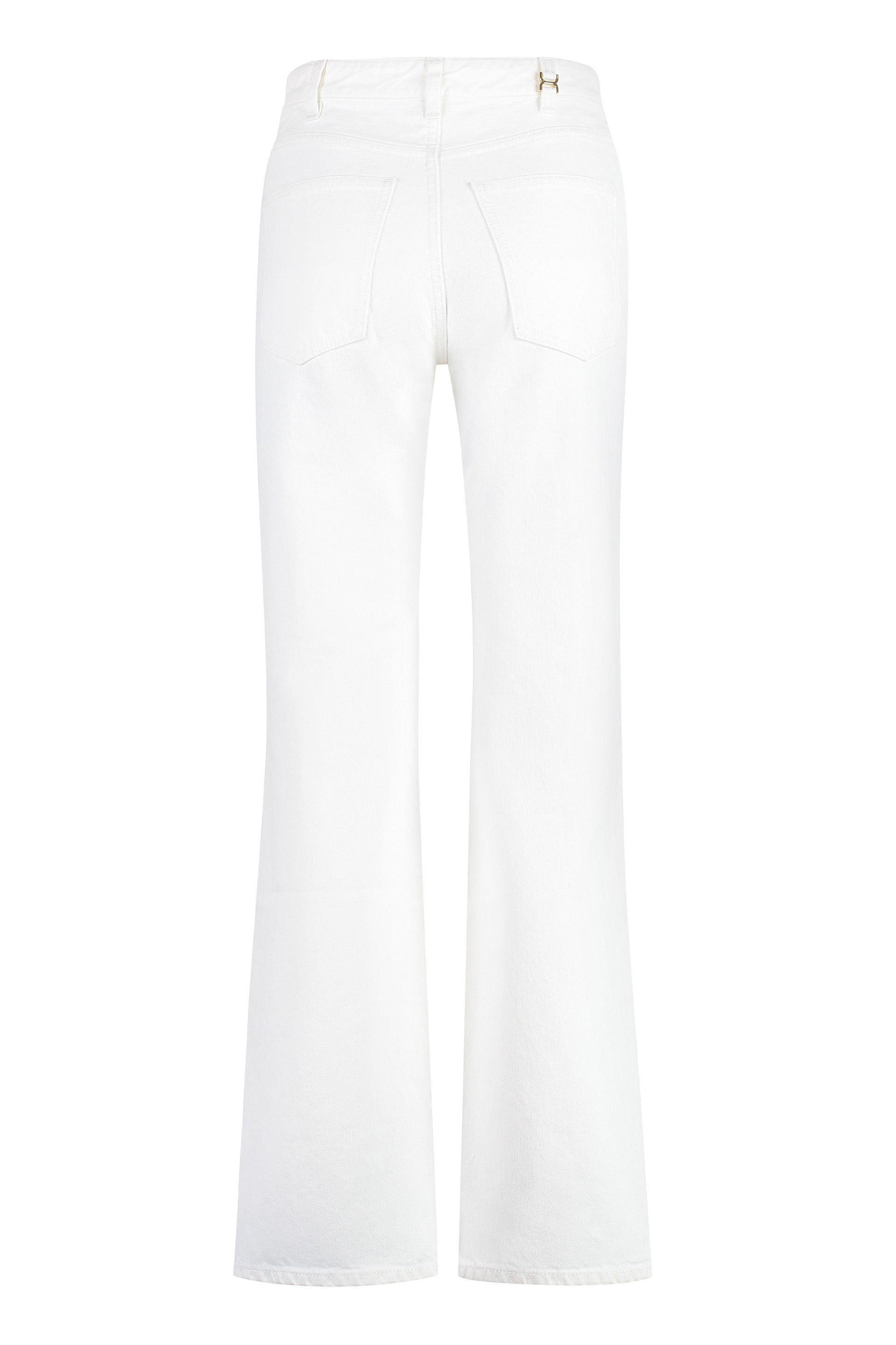 CHLOÉ High-Rise Boyfriend Jeans - Flared Line Bottom