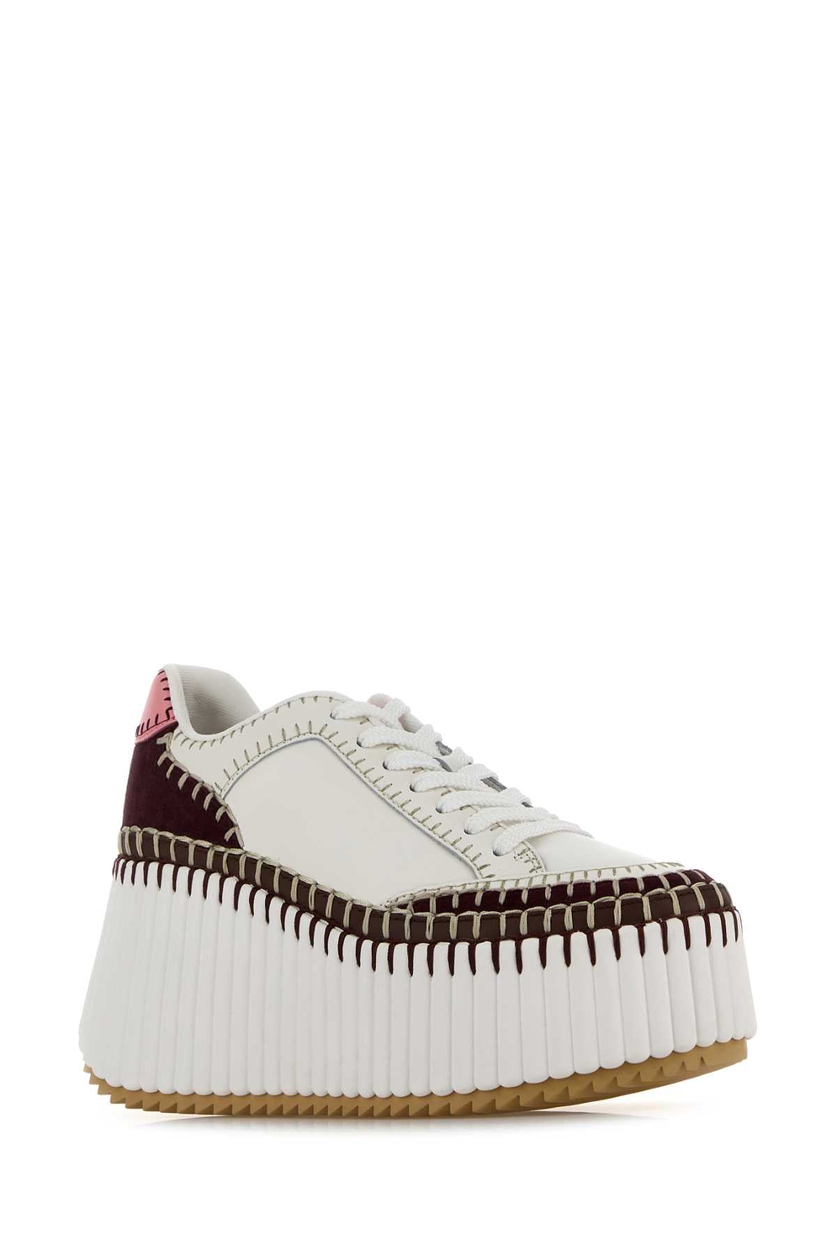 CHLOÉ Women's Leather Nama Sneakers