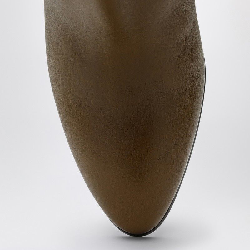 CHLOÉ Vintage-Effect Leather High Boots for Women