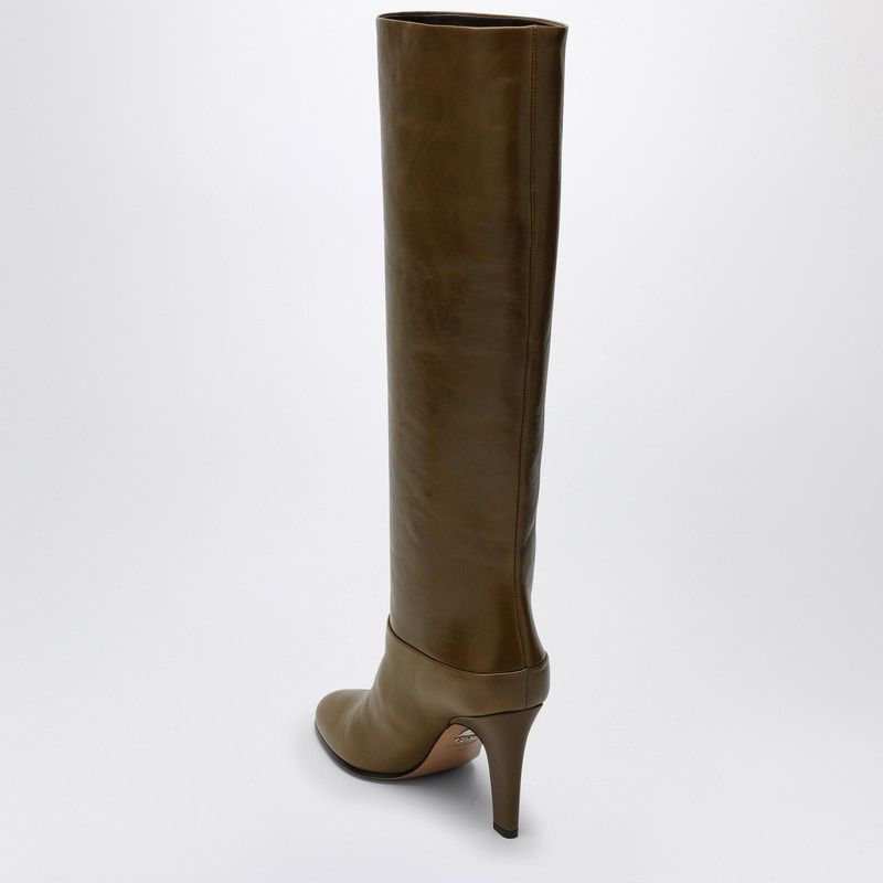 CHLOÉ Vintage-Effect Leather High Boots for Women