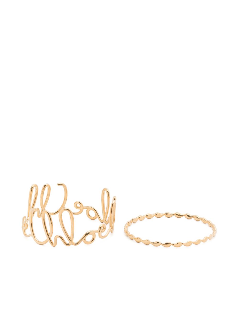 CHLOÉ Iconic Rigid Bracelet Set - One Size Fits All