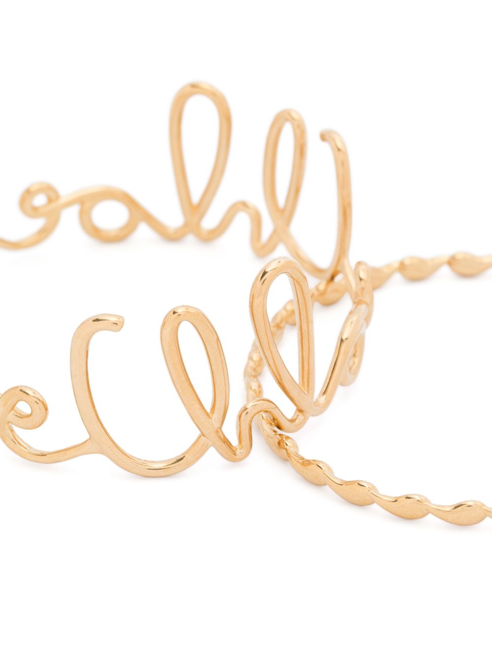 CHLOÉ Iconic Rigid Bracelet Set - One Size Fits All