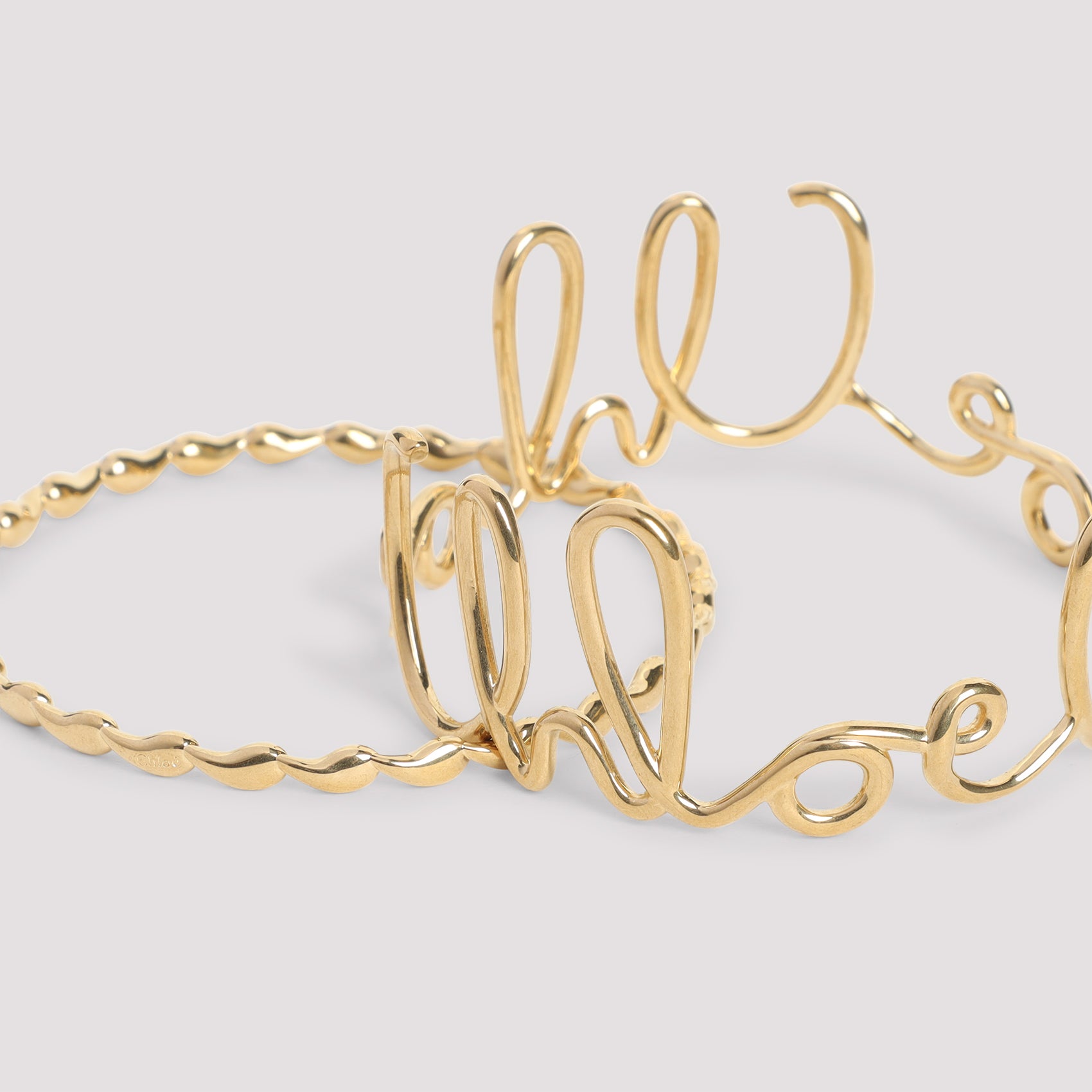 CHLOÉ Iconic Rigid Bracelet Set - One Size Fits All