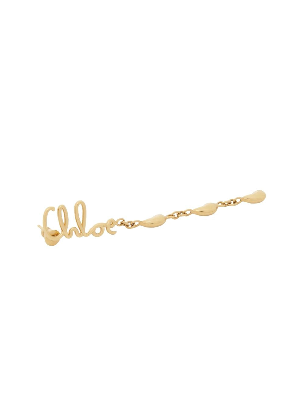 CHLOÉ Mini Gold Brass Earrings