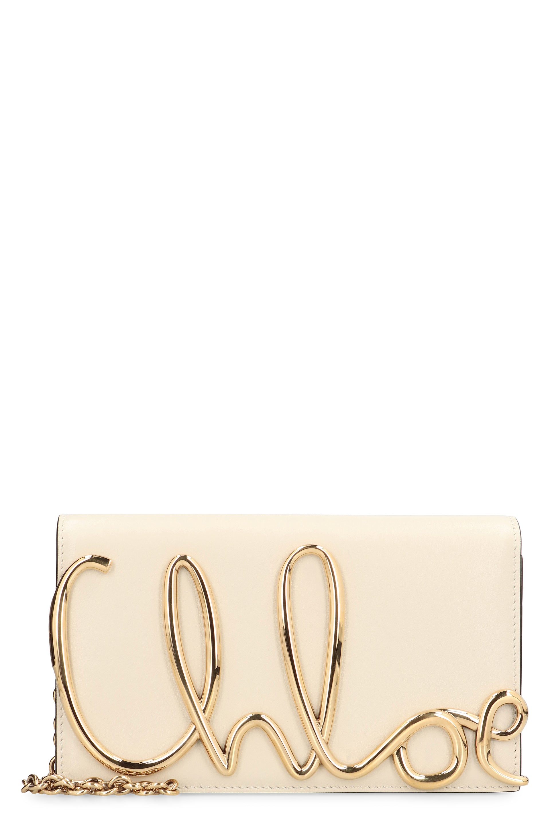 CHLOÉ Elegant Shoulder Handbag with Maxi Logo - 23 cm
