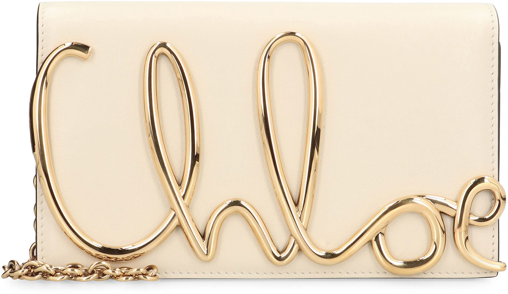 CHLOÉ Elegant Shoulder Handbag with Maxi Logo - 23 cm