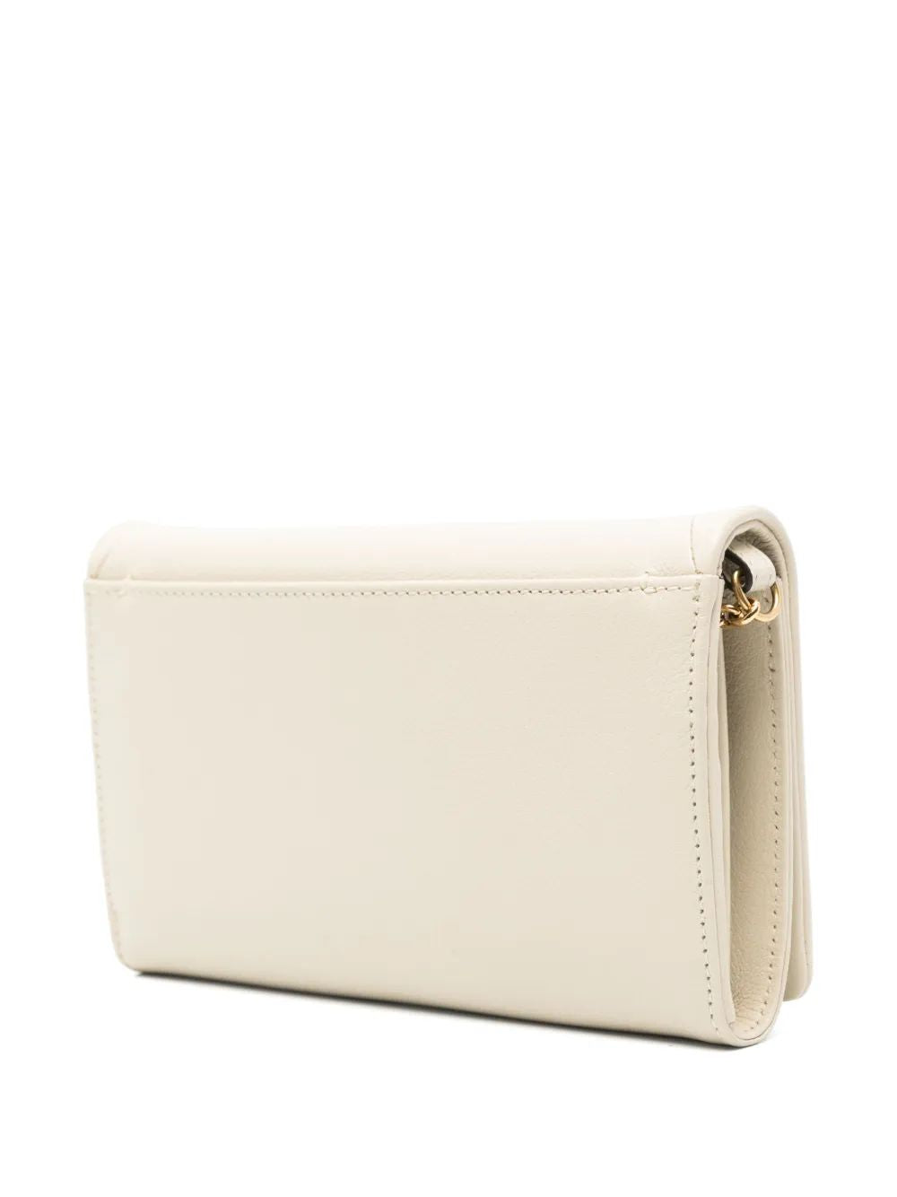 CHLOÉ Mini Flap Wallet with Gold Zip Chain
