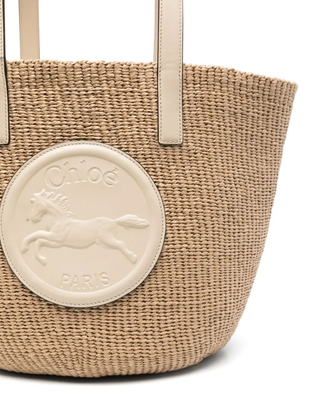 CHLOÉ Large Horse Medal Basket