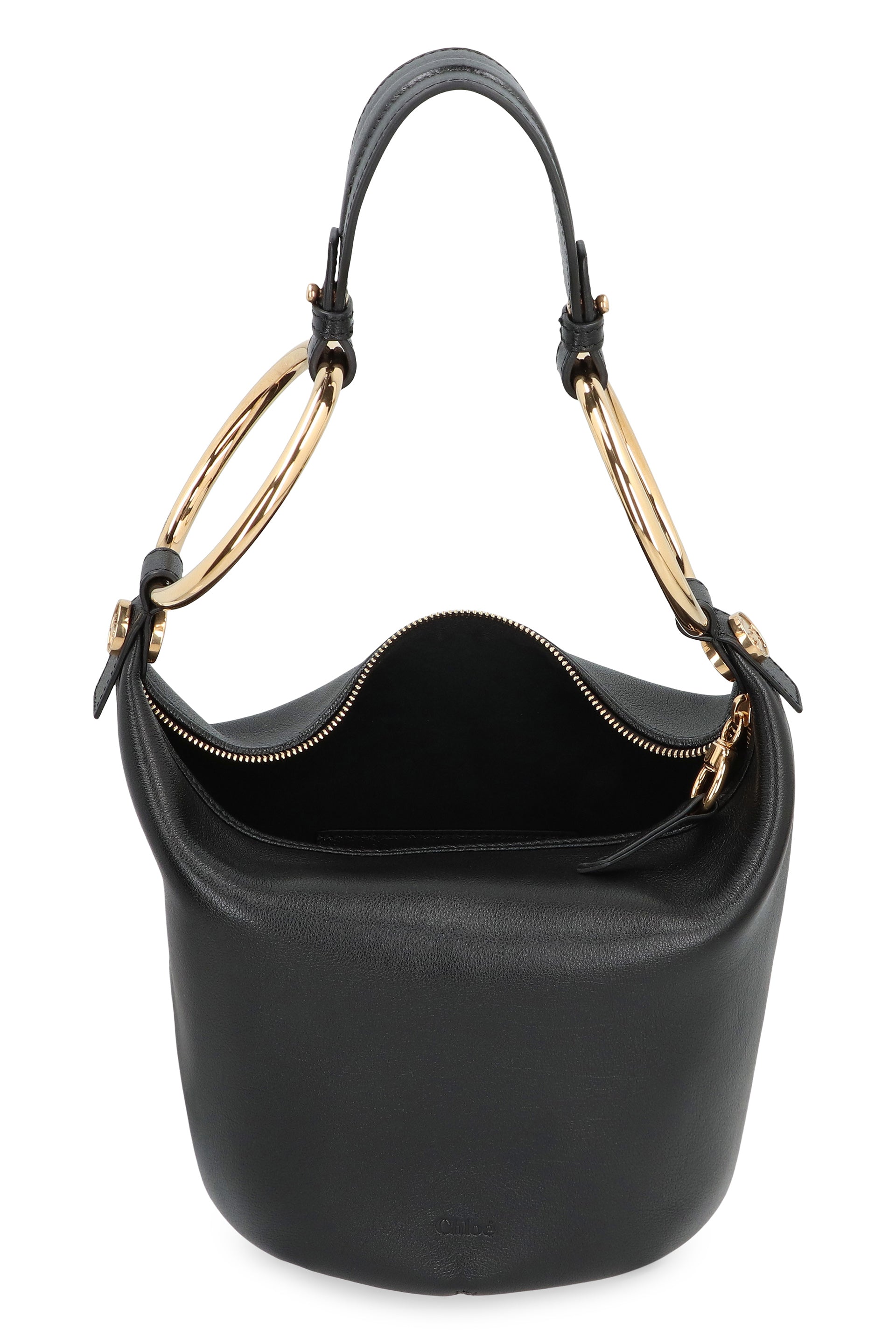 CHLOÉ Mini Hammered Leather Bracelet Handbag