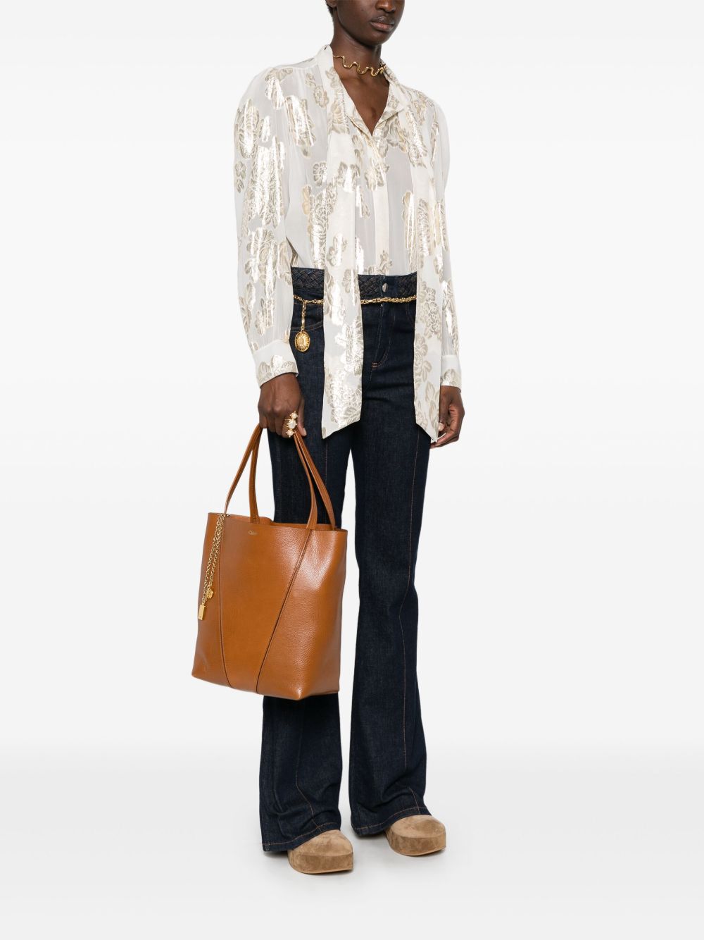 CHLOÉ Mini Spin Tote Handbag