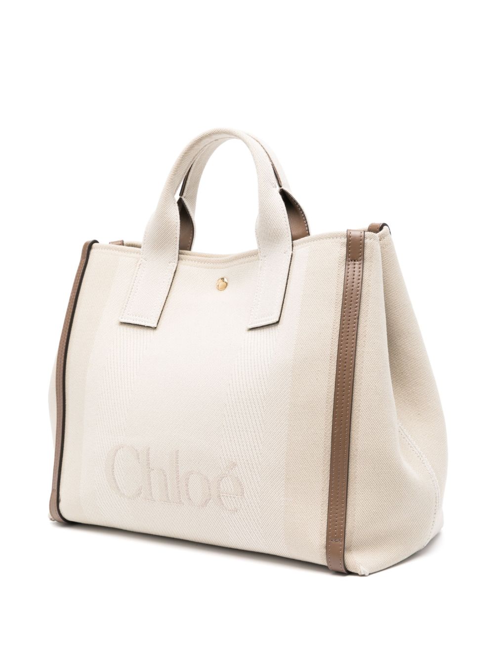 CHLOÉ Carry Canvas Mini Tote Handbag