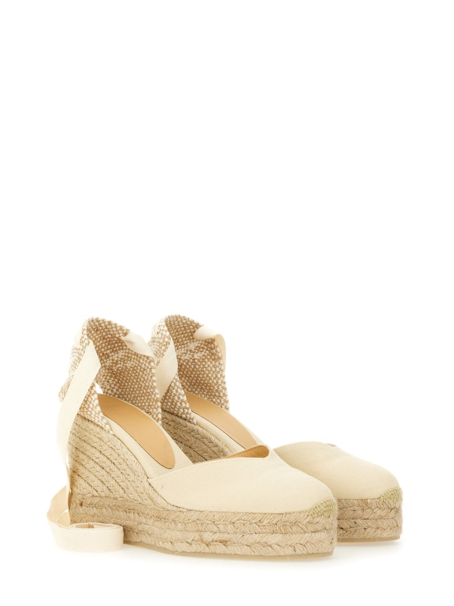 CASTAÑER Clear Wedge Espadrille Pumps