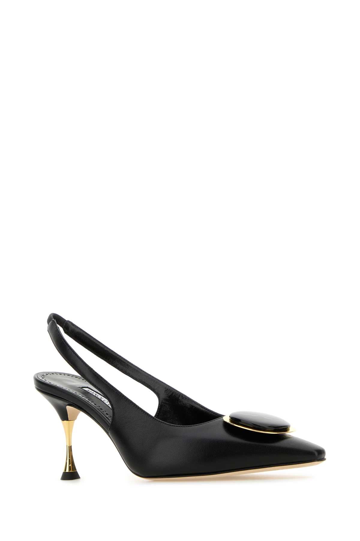 MANOLO BLAHNIK Nappa Leather Chiara Pumps