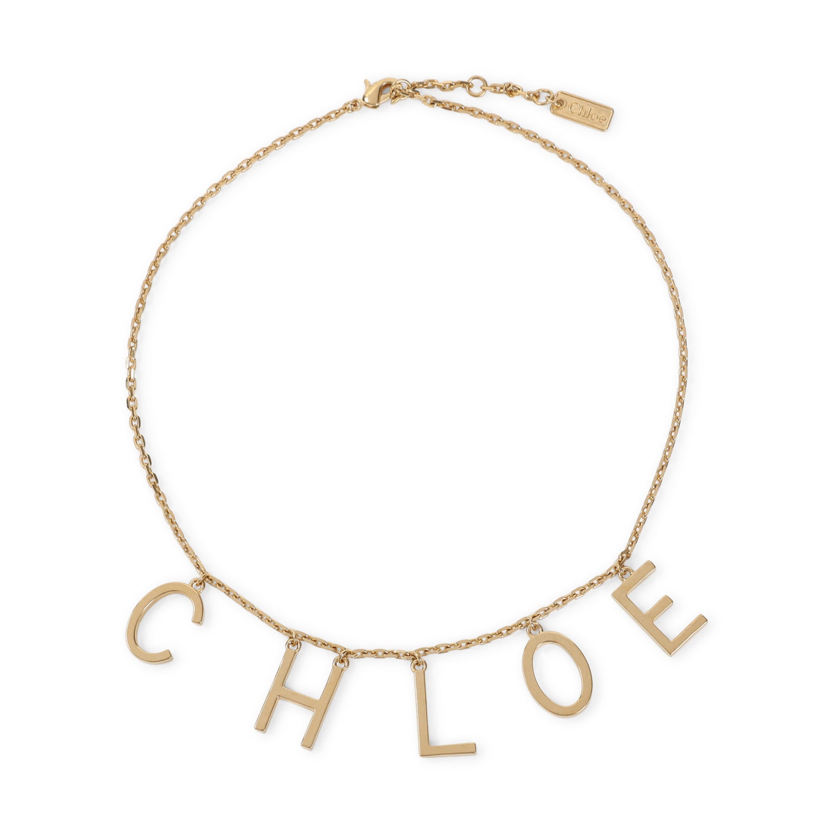 CHLOÉ Elegant Brass Necklace for Women