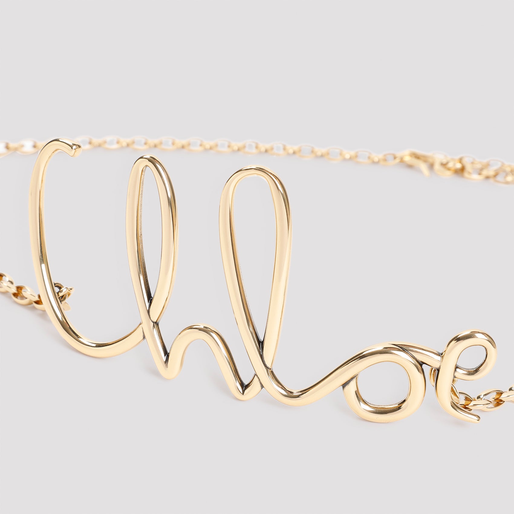 CHLOÉ Stunning Metallic Brass Belt