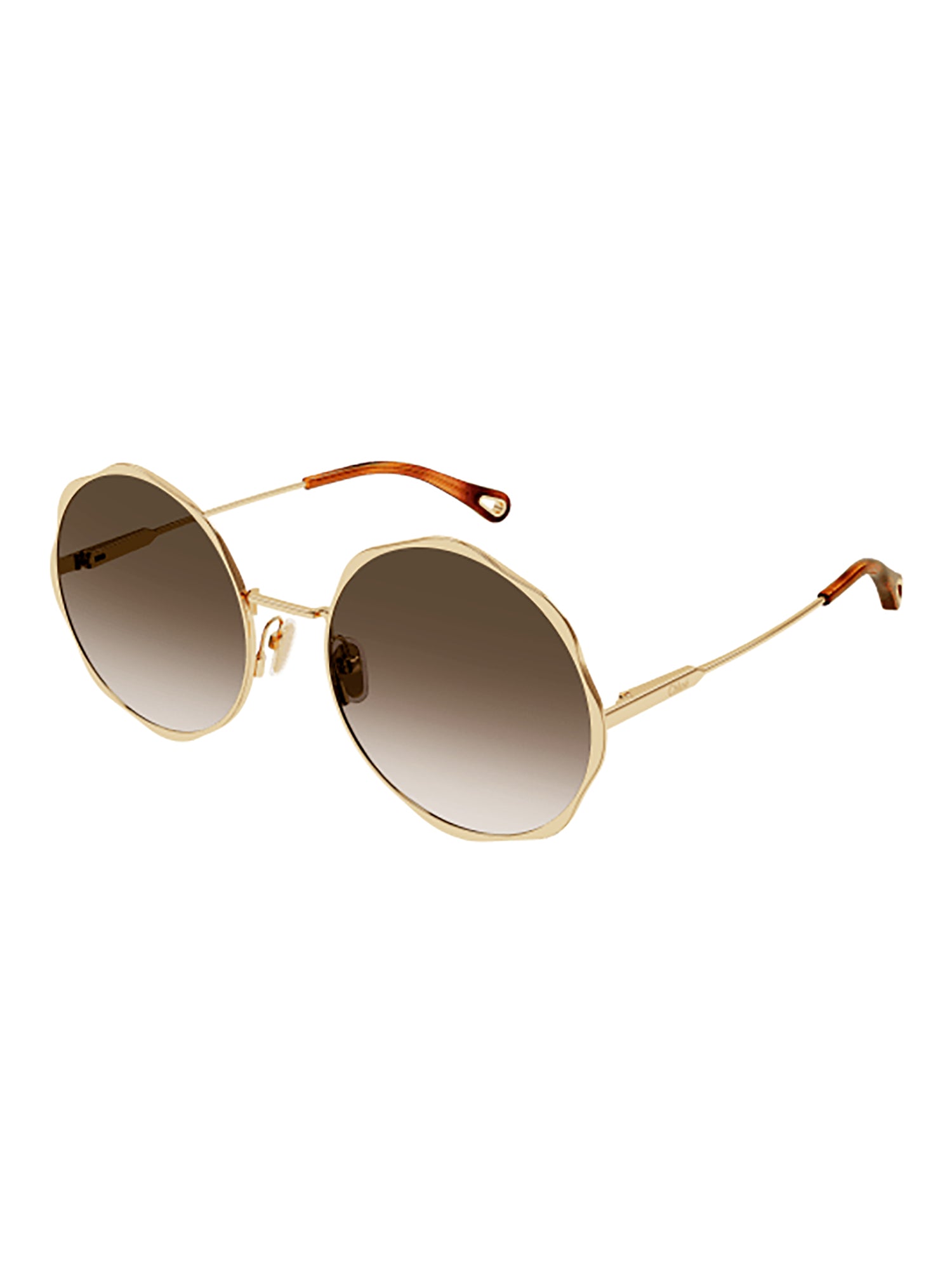 CHLOÉ Sleek Metal Sunglasses with Comfort Fit - 140mm Temple