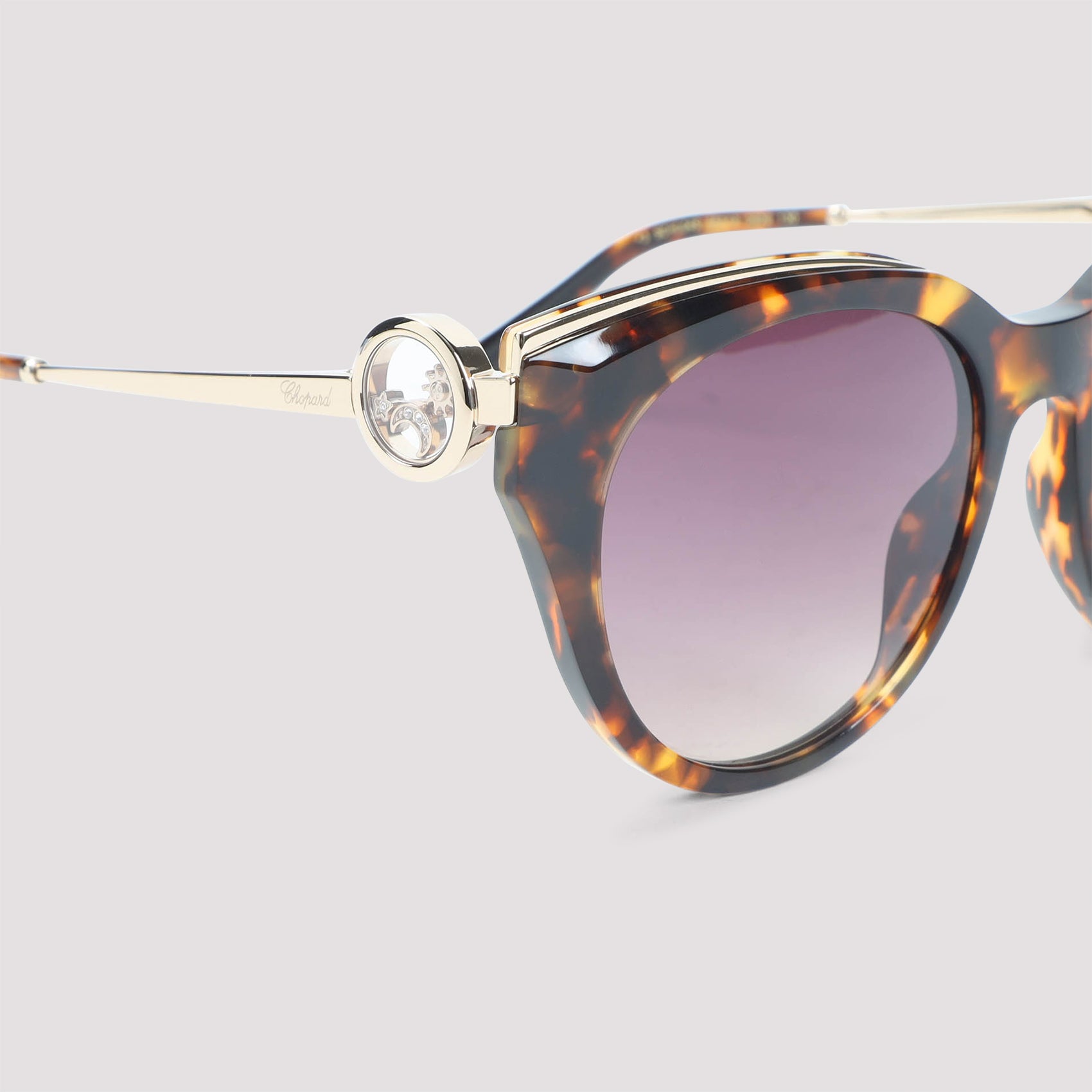 CHOPARD EYEWEAR Chic Acetate and Metal Sunglasses for Women
