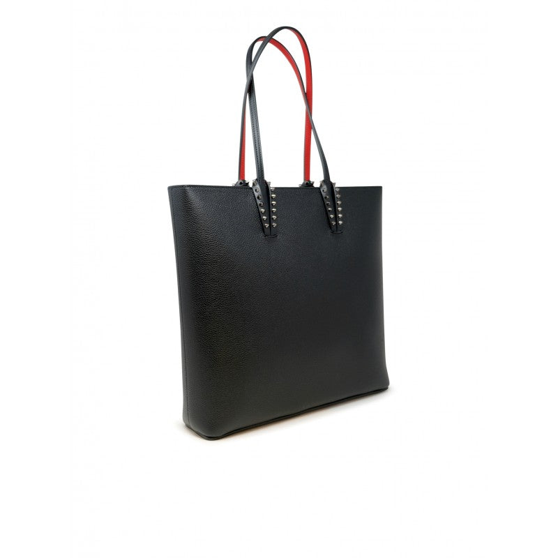 CHRISTIAN LOUBOUTIN Mini Zipped Handbag with Sleek Design - 38x35x9 cm