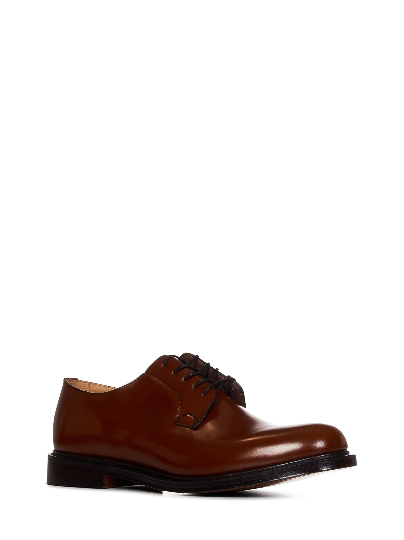 CHURCH'S Elegant Lace-Up Derby Flat Shoes for Men