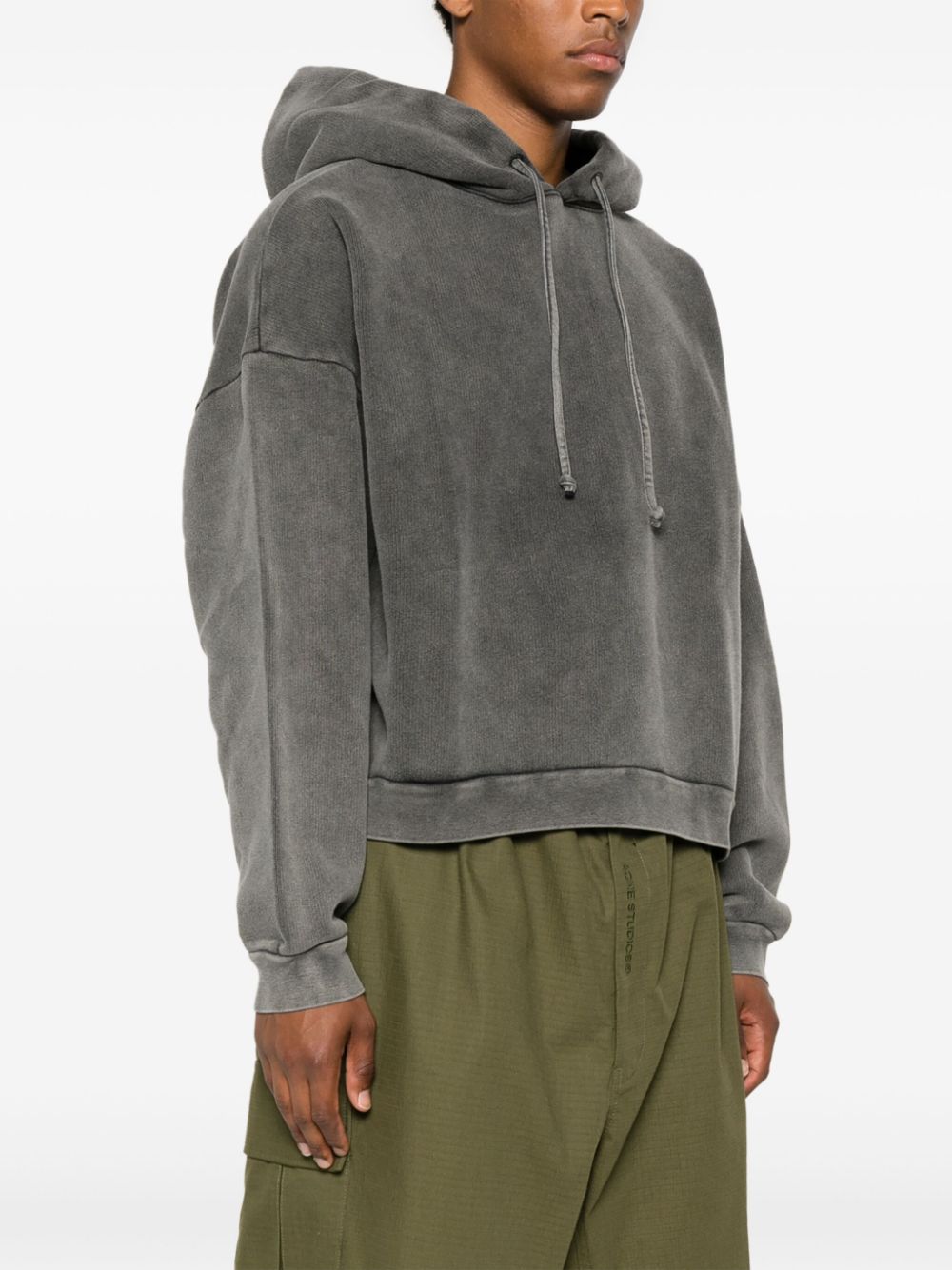 ACNE STUDIOS Unisex Cotton Sweater with Drawstring Hood - Standard Sizing