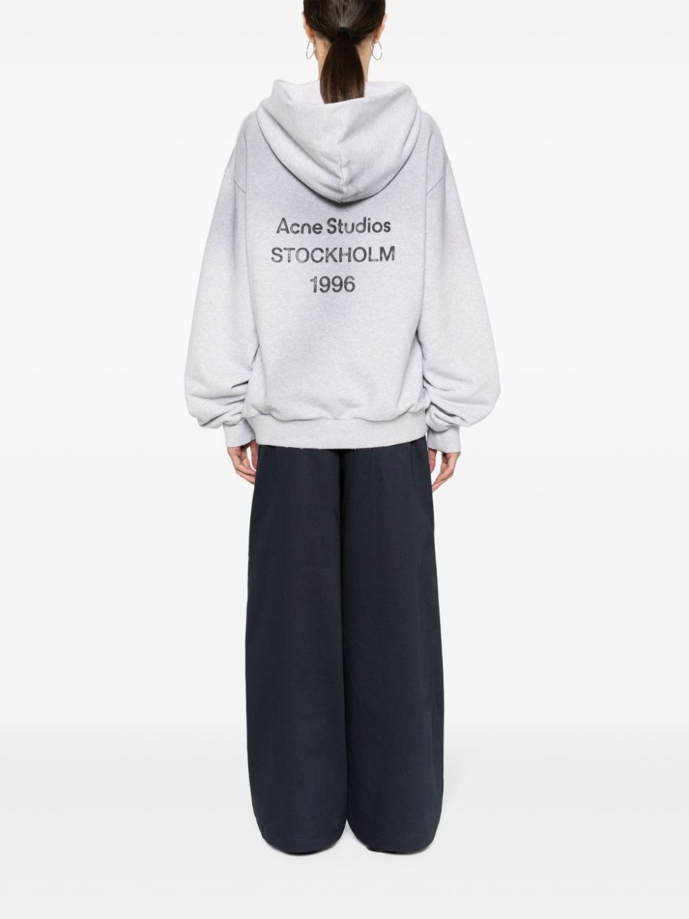 ACNE STUDIOS Cotton Blend Slouchy Hoodie for Women - Standard Men's Sizing