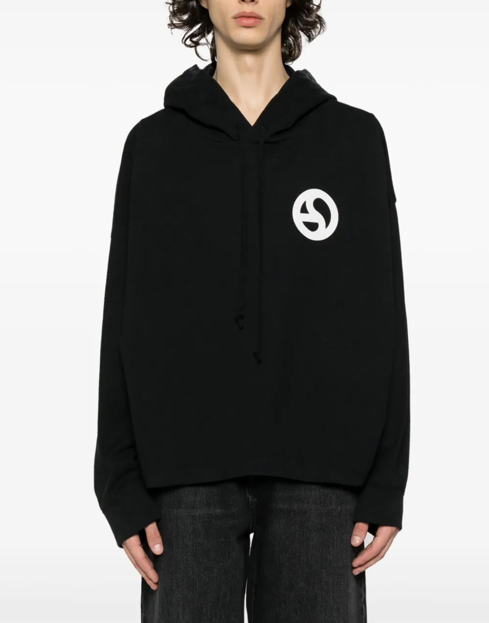 ACNE STUDIOS Fester Logogram Hoodie - Relaxed Fit for Men