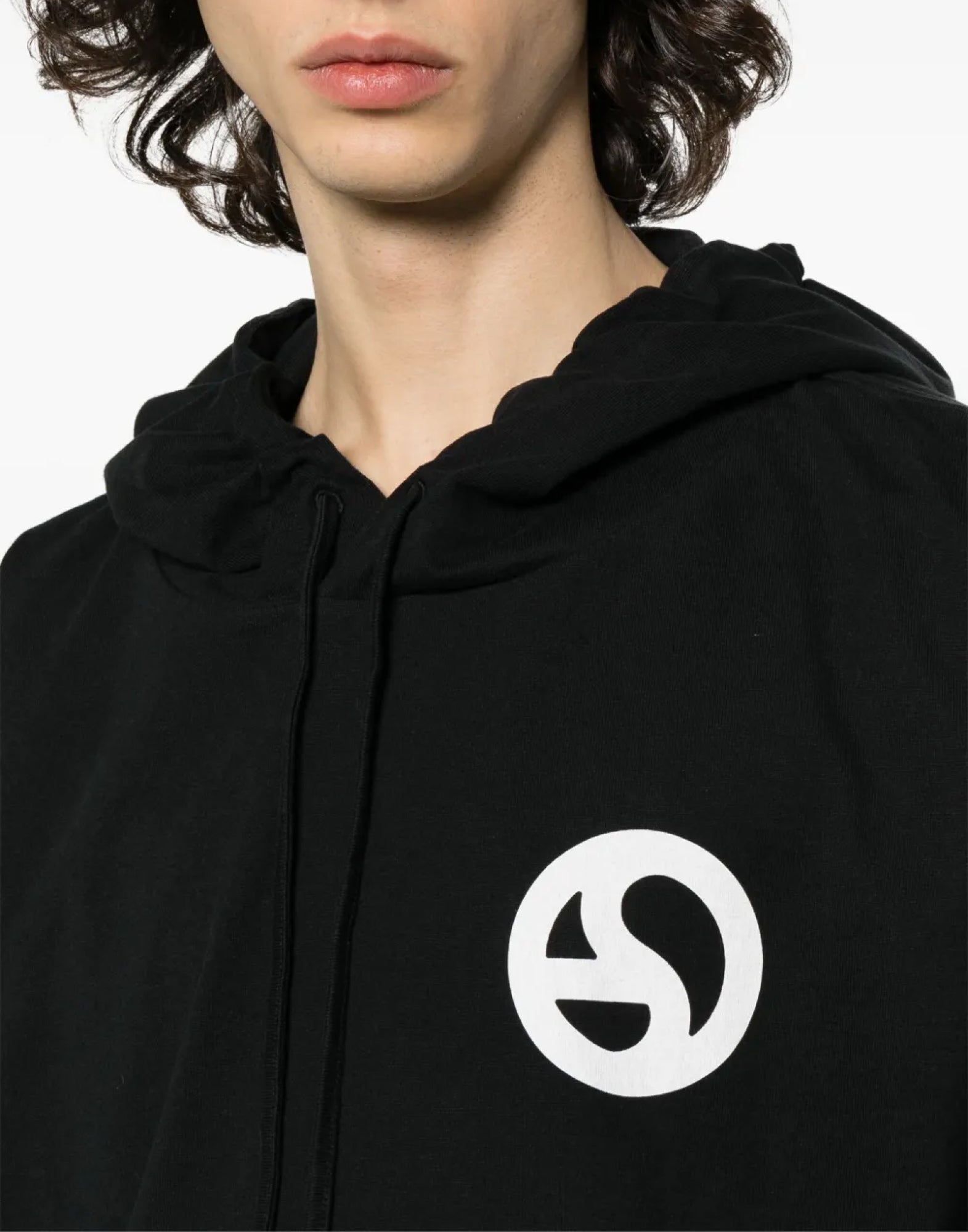 ACNE STUDIOS Fester Logogram Hoodie - Relaxed Fit for Men