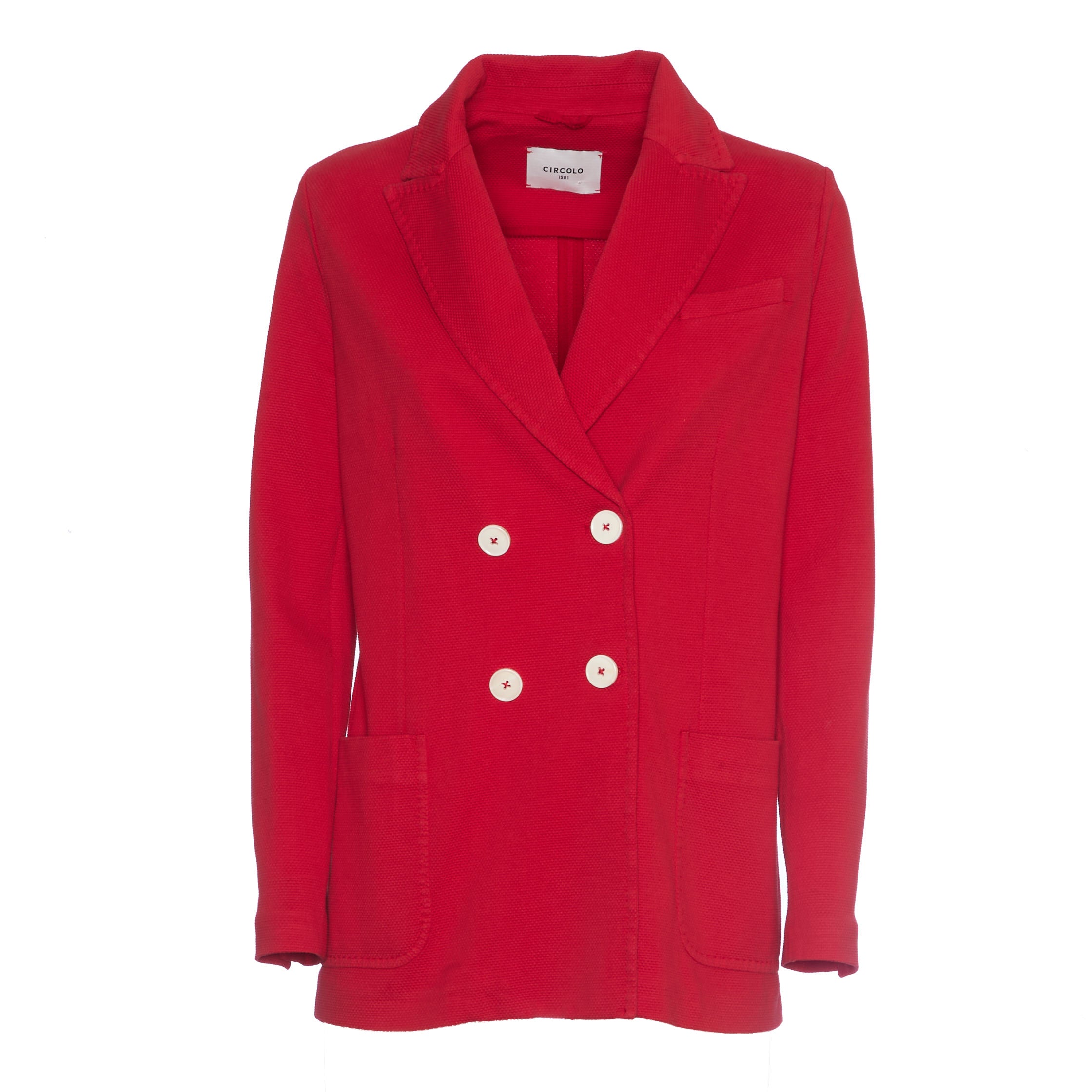 CIRCOLO 1901 Double-Breasted Mini Blazer for Women