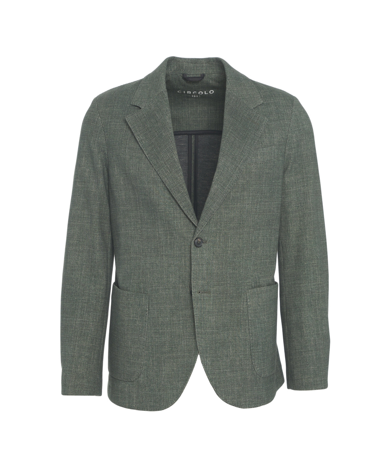 CIRCOLO 1901 Classic Men's Blazer with Patch Pockets