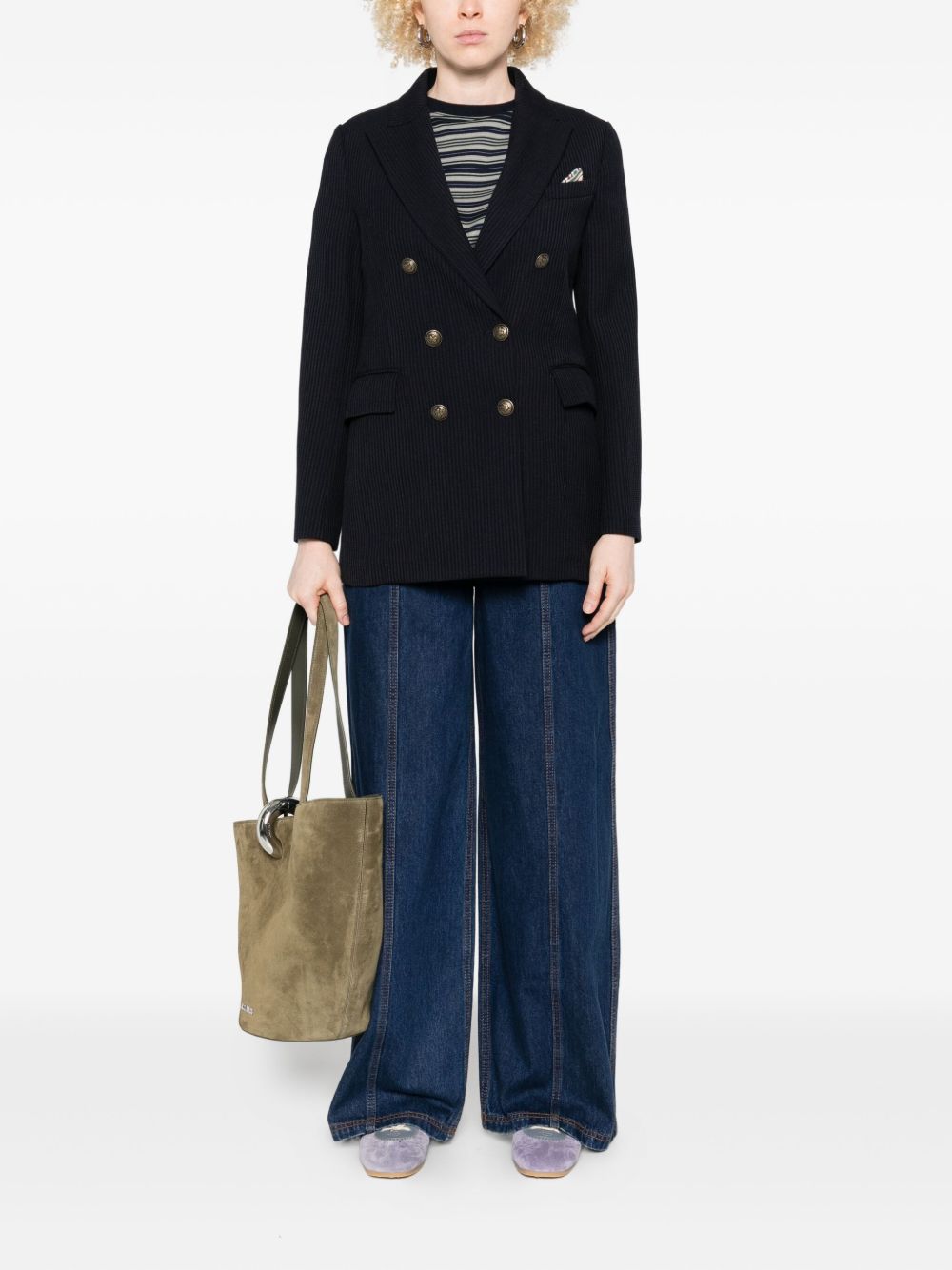 CIRCOLO 1901 Elegant Women's Jacket - 100% Virgin Wool - Fall Winter 25/26