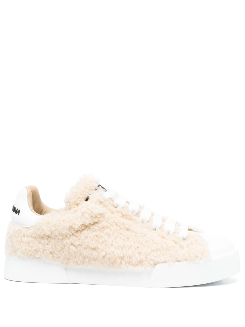 DOLCE & GABBANA Flatform Leather Sneakers - Women’s Size Available