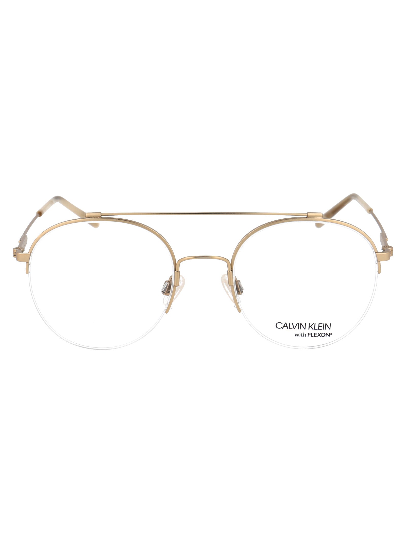 CALVIN KLEIN Elegant Metal Optical Glasses for Women