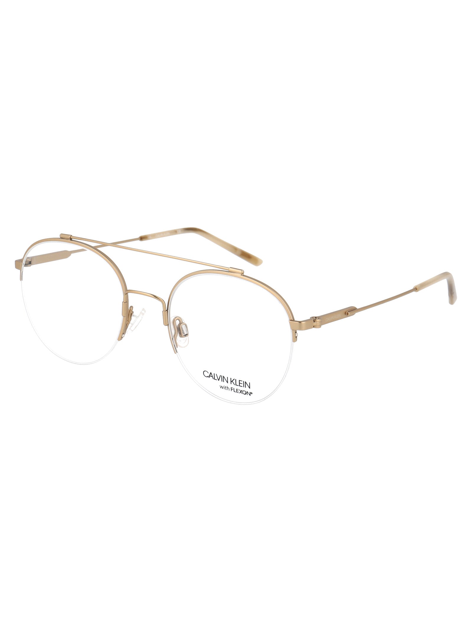 CALVIN KLEIN Elegant Metal Optical Glasses for Women