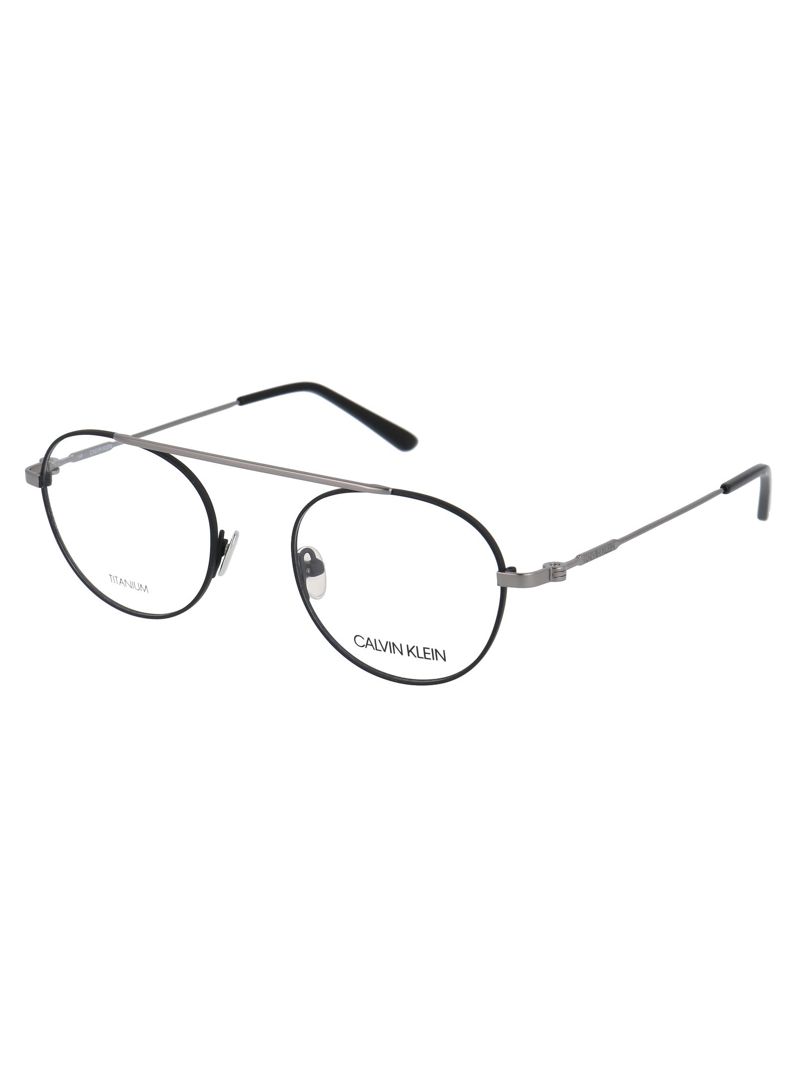 CALVIN KLEIN Matte Metal Optical Glasses - Unisex Fashion Accessory